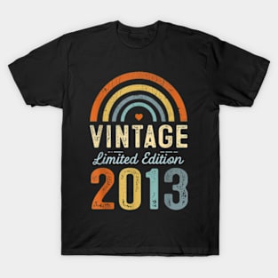 2013 Limited Edition Rainbow 10th Birthday Boy T-Shirt